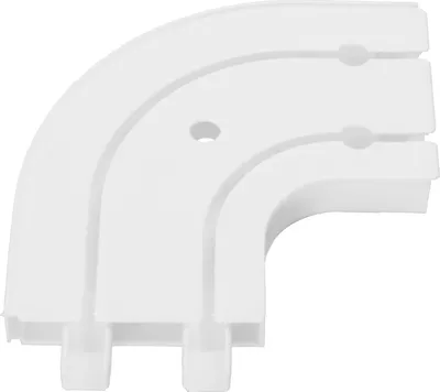 Produktbild von SN Deco - Rundbogen für Vorhangschiene SH 2, Paar, Weiss, 2-Lauf