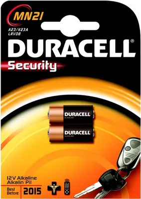 Produktbild von Duracell Long Lasting Power Alkaline Batteries MN21B2 12v 2 Units