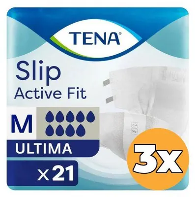 Produktbild von 3x Tena Slip Active Fit Ultima Medium (21 Stück)