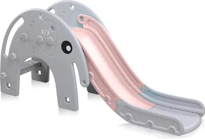Produktbild von Baby Vivo Kinderrutsche / Rutsche - Elefant in Pink/Grau