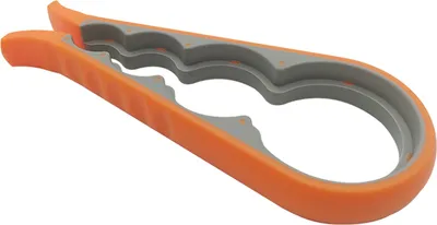 Produktbild von Flaschenöffner mit Arthritis-Klemme, 4-in-1, rutschfester Gummigriff, Dosenöffner, Glasdeckelöffner, Werkzeug für schwache Hände, Senioren, Küchengerät für alle Altersgruppen