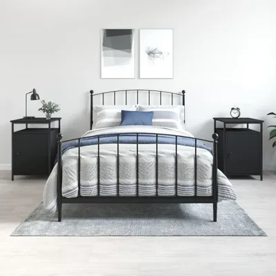 Imagen del producto de vidaXL Mesitas de noche, 2 unidades, color , 40x42x60 cm, material de madera