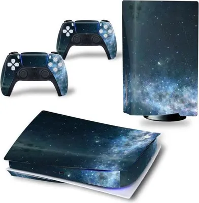 Obrázok produktu pre Nálepky na konzolu a ovládač pre PS5, PlayStation 5 - Výkonný herný skin - Ochranné príslušenstvo - Universe