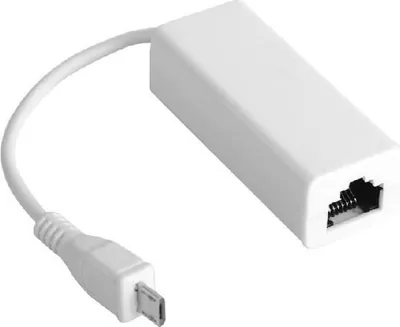 Zdjęcie produktu dla MicroConnect - Netzwerkadapter - USB2.0 - 10/100 Ethernet - weiß (USBMICROETHB)