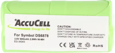 Produktbild von Nachbau Akku passend für den Symbol DS6878 Akku NiMH 3,6 Volt