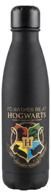 Zdjęcie produktu dla Kids Euroswan - Lekki Czarny Bidon na Wodę 500ml - Harry Potter Hogwarts - do Szkoły