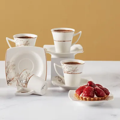 Zdjęcie produktu dla Karaca 8697918732349, Biały, Porcelana, 12 szt.