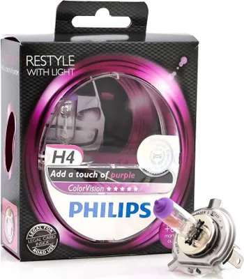 Produktbild von Philips 12342CVPPS2 H4 Purple 2er-Box