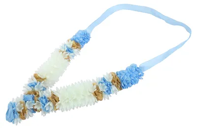 Imagen del producto de Juego de flores artificiales, guirnalda de lentejuelas, 2 unidades, 15 cm, para decoración tradicional