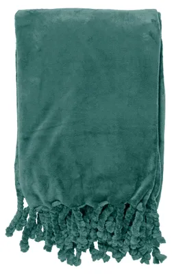 Produktbild von Dutch Decor Wohndecke Flanell-Fleece Florijn 150x200 cm Grün