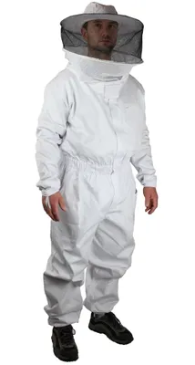 Produktbild von Qualitäts Imkerbekleidung: Imkeroverall, Imkeranzug Gr. XXL (62/64), runde Haube - Praktischer Schnitt (Größen 128 bis 5 XL erhältlich)