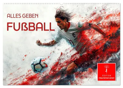 Produktbild von Fußball - alles geben (Wandkalender 2027 DIN A2 quer), CALVENDO Monatskalender