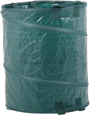 Image de Panier de jardin 160 l, léger, en plastique PP 140 g, avec 3 poignées