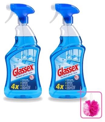 Produktbild von 2 x Glassex Glas- und Multi-Reinigungsspray - 750 ml - Sparpackung - 2 Stücke