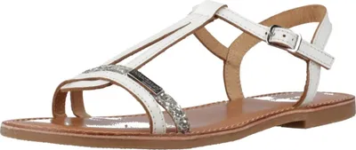 Image de Sandalias Niña Modèle Les Tropeziennes Bada Couleur Blanc