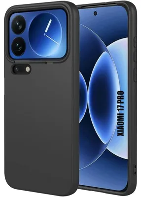 Image de Coque pour Xiaomi 17 Pro, Protection Silicone Souple Doux Anti-Rayures Antichoc - Noir
