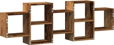 Immagine prodotto di vidaXL Scaffale da parete in legno vecchio 129x18x42 cm Materiale a base di legno