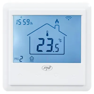 Immagine prodotto di Termostato intelligente integrato PNI CT25PE WiFi, controllo tramite Internet per il sistema di riscaldamento