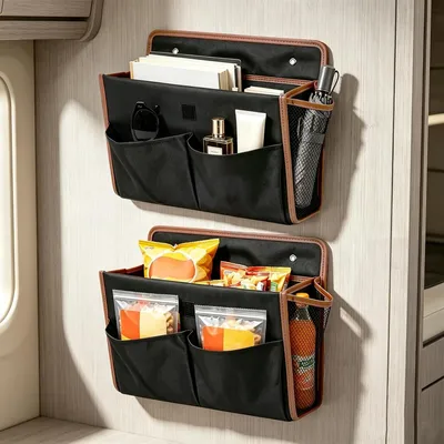 Productafbeelding van Camper accessoires opslag - Set van 2 - Camper deur organizer hangend