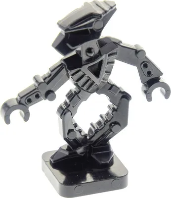 Produktbild von 1x Lego Figur Bionicle Mini Toa Hordika Whenua schwarz Set 8759 8758 8757 51635