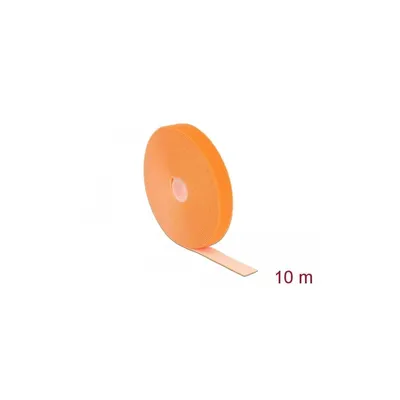 Productafbeelding van Delock klittenband op rol, lengte 10 meter, breedte 20 mm, oranje