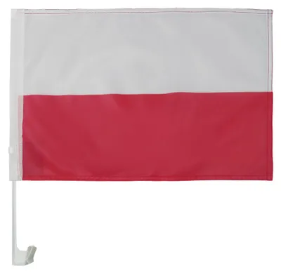 Produktbild von AZ FLAG Autofahne Polen 45x30 cm Polnische Mesh-Polyester Saugnapf