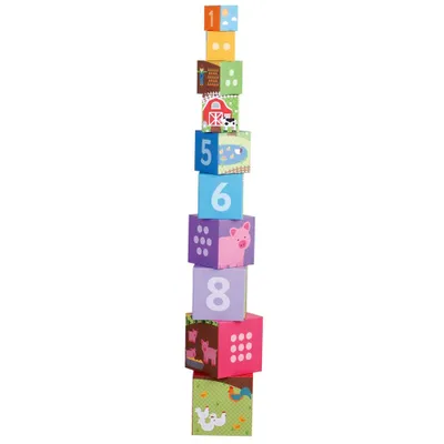 Produktbild von Bigjigs Farm Stack Tower, 10dlg.