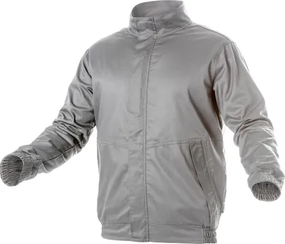 Produktbild von Högert Arbeitsjacke "Fabian" mit Reflektoren in Hellgrau XL