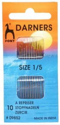 Obrázek produktu pro Pony Darners 1/5 Jehla na ruční šití