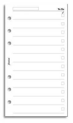 Produktbild von Filofax Per To Do