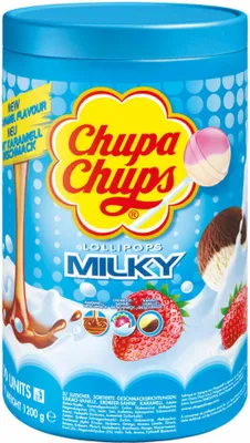 Produktbild von Chupa Chups Milch Lutscher Milky Lolly 100 Stück