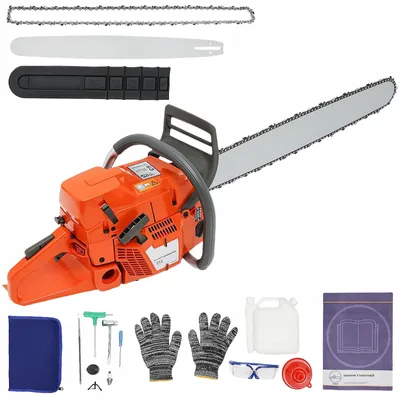 Obrázek produktu pro Benzínová řetězová pila - 71 cm - 3,9 kW - 71 cc - Dvoutakt - Ruční řetězová pila