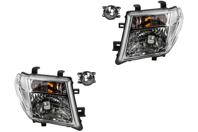 Produktbild von Scheinwerfer Satz passend für Nissan Pathfinder R51 H4 05-09 + Nebelsch. 8200074008 6202E1 00006202E1 6710027 0000620639 620639 0000620 Johns