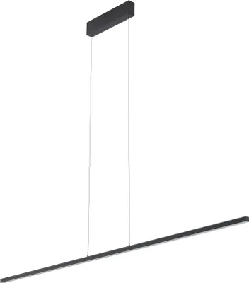 Immagine prodotto di Lampada a sospensione LED BAR nera 21W, bianco caldo 1000 lm, alluminio, dimensioni: 160x120x3 cm, IP20, Nowodvorski Lighting
