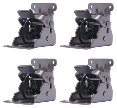 Image de Support rabattable, design compact, construction robuste, noir