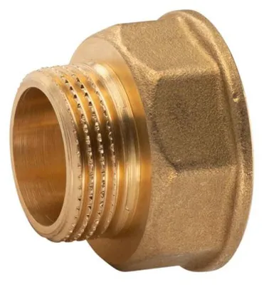 Produktbild von Messing Gewinde-Fitting Reduzierstück 1 1/4'IG - 1'AG, schwere Ausführung