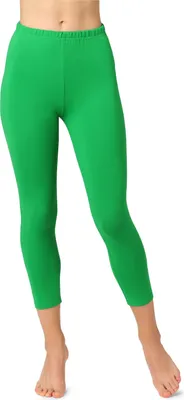 Image de Leggings 3/4 en coton pour femme Bellivalini BLV50-156 (vert, XL)