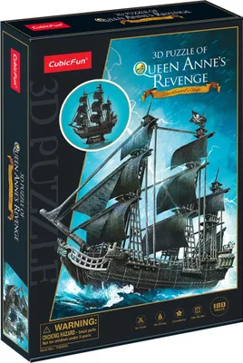 Image de Cubic Fun CUBICFUN 3D puzzle The Queen Anne´s Revenge