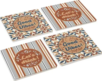 Produktbild von Untersetzer "be vintage" 10x10cm - SG Secret de Gourmet