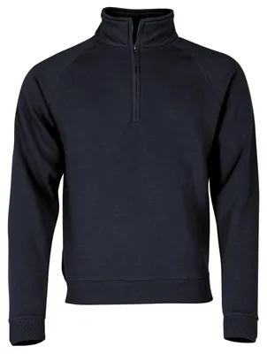 Produktbild von Fruit of the Loom Premium Zip Neck Sweat ,Farbe: deep navy ,Größe: 2XL