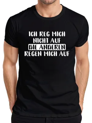 Immagine prodotto di I'm not upset Sarcastic Funny Saying Statement Humour T-Shirt da uomo, nero, XL