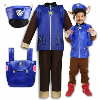 Produktbild von Hopki Paw Patrol Chase Kinderkostüm Polizist Größe 116/122
