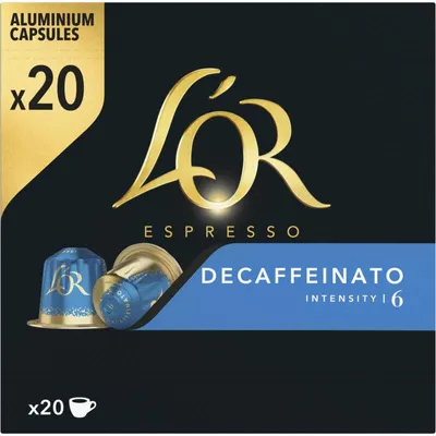 Produktbild von L'Or - Kaffeetassen L'or Espresso Dekaffeinato 20st | Sich ein 20 -Stück schnappen
