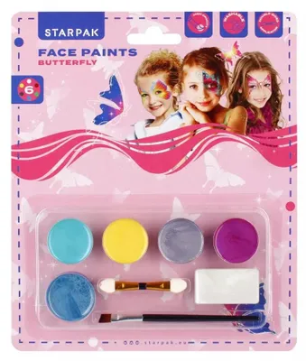 Immagine prodotto di Starpak Colori Per Il Trucco 6 Colori Farfalla