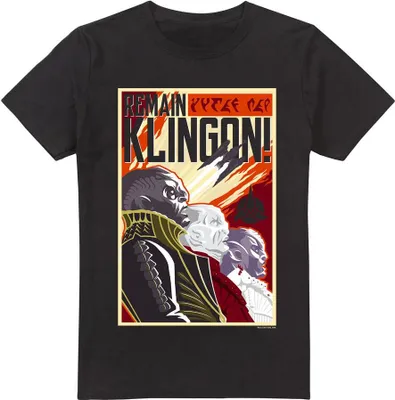 Obrázok produktu pre Star Trek: Discovery - Pánske tričko "Remain Klingon" TV5559 (M) (Black)