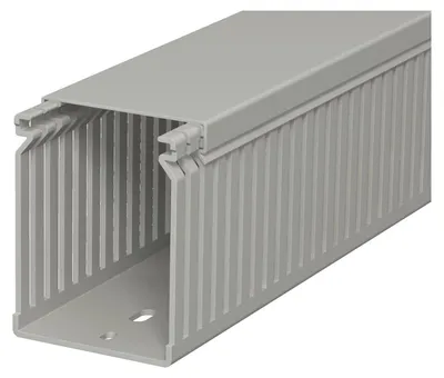 Produktbild von OBO LK4 80060 Verdrahtungskanal ** 80x60x2000 PVC steingrau RAL7030 6178
