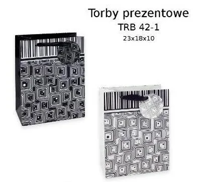 Zdjęcie produktu dla Torebka prezentowa 23x18x10cm MIX