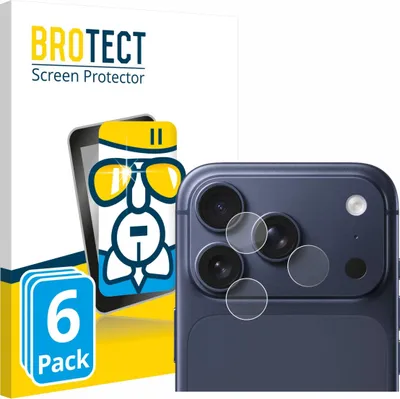 Produktbild von 6x BROTECT Schutzglas für Apple iPhone 17 Pro (NUR Kameraschutz) Schutzfolie Panzer Folie Glas Display Schutz klar