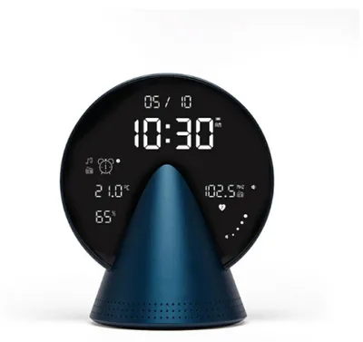 Image de Lexon - Horloge conique Despertador (bleu lapis)