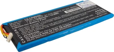 Zdjęcie produktu dla TECHTEK Bateria kompatybilny z [Crestron] 6502269, TPMC-8X, TPMC-8X WiFi zastępuje 81-207-392012, kompatybilny z 81-215-360012, kompatybilny z TPMC-